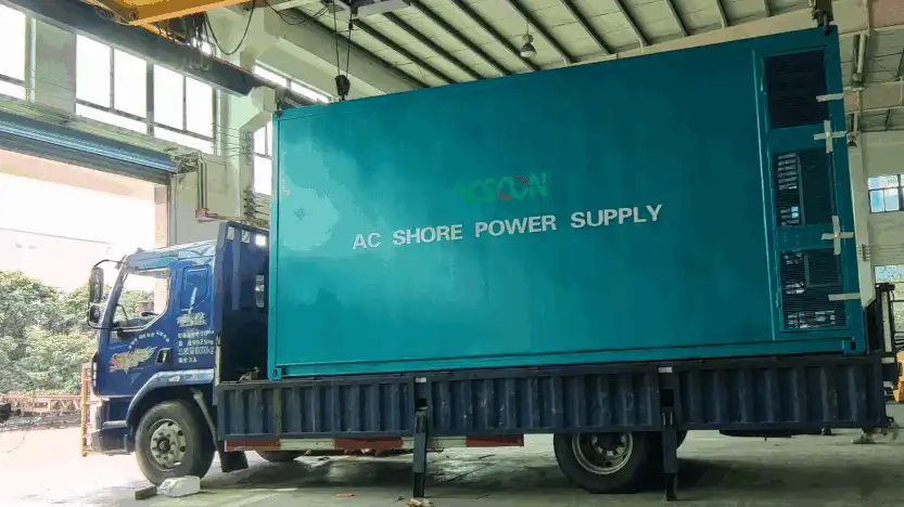 Shore power frequency converters Shore power frequency converters